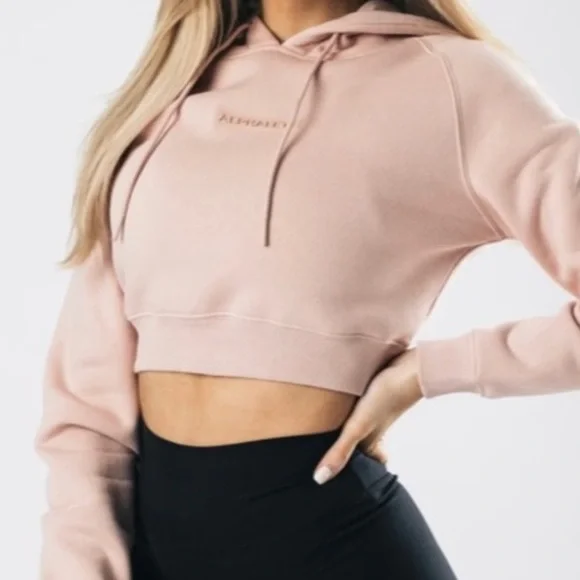 Alphaletete Bubblegum Pink Cropped pullover - Picture 11 of 11